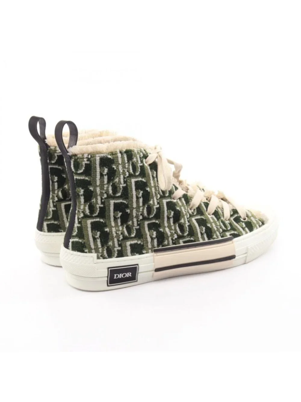 Dior Sneakers High Top Oblique Tapestry Fabric